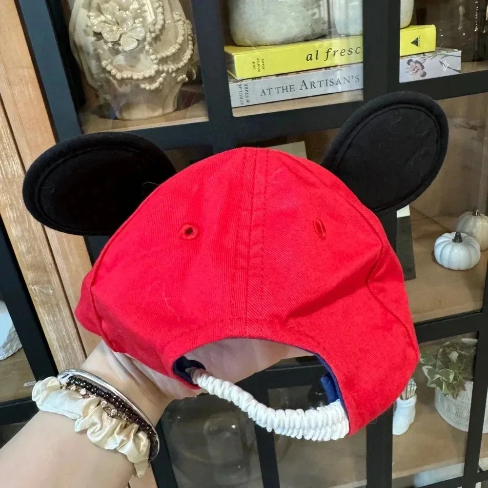 Vintage Disney Parks Mickey Mouse Ears Hat Baseball Cap baby boy toddler 3D